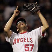 K-Rod Pointint to sky