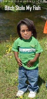 Michelle Obama Bitch Stole my fish